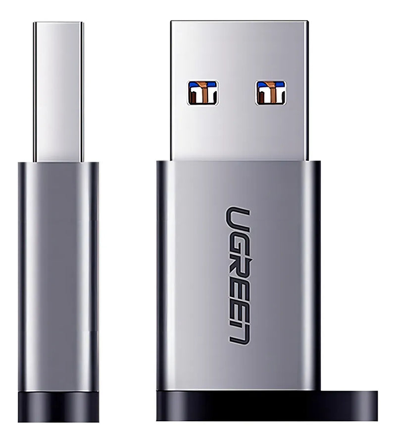 Adaptador UGREEN USB 3.0 a USB-C, Carga Rápida 3A y Transferencia 5 Gbps