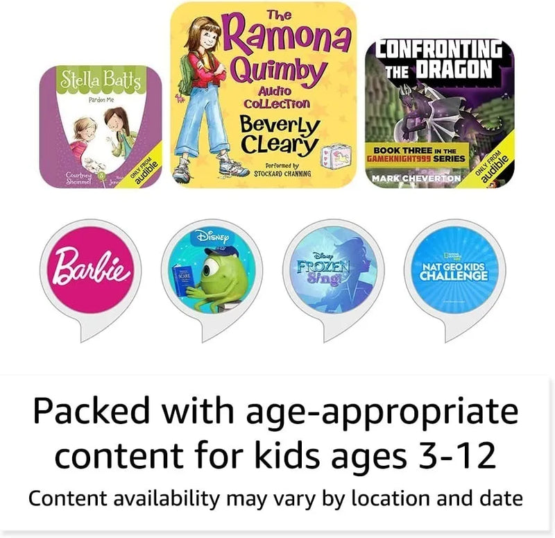 Echo Dot 5ª Generación Kids Edición Búho, Altavoz Inteligente con Alexa para Niños