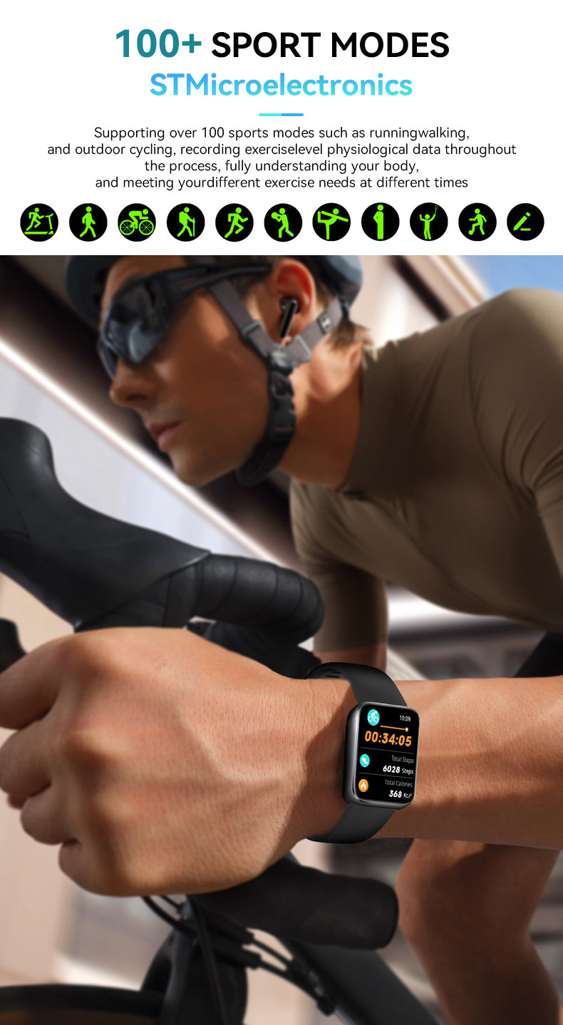 Smartwatch Valdus VS13 Fitness con Pantalla TFT HD 1,75" IP65
