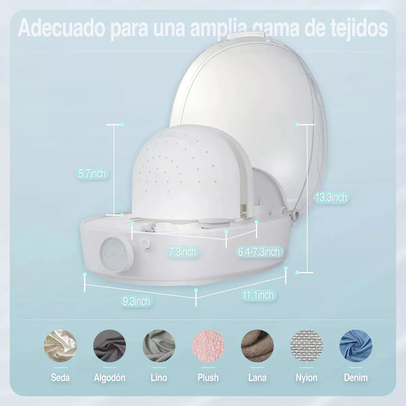 Máquina de Vapor para Gorras y Sombreros, Plancha y Seca Cachuchas