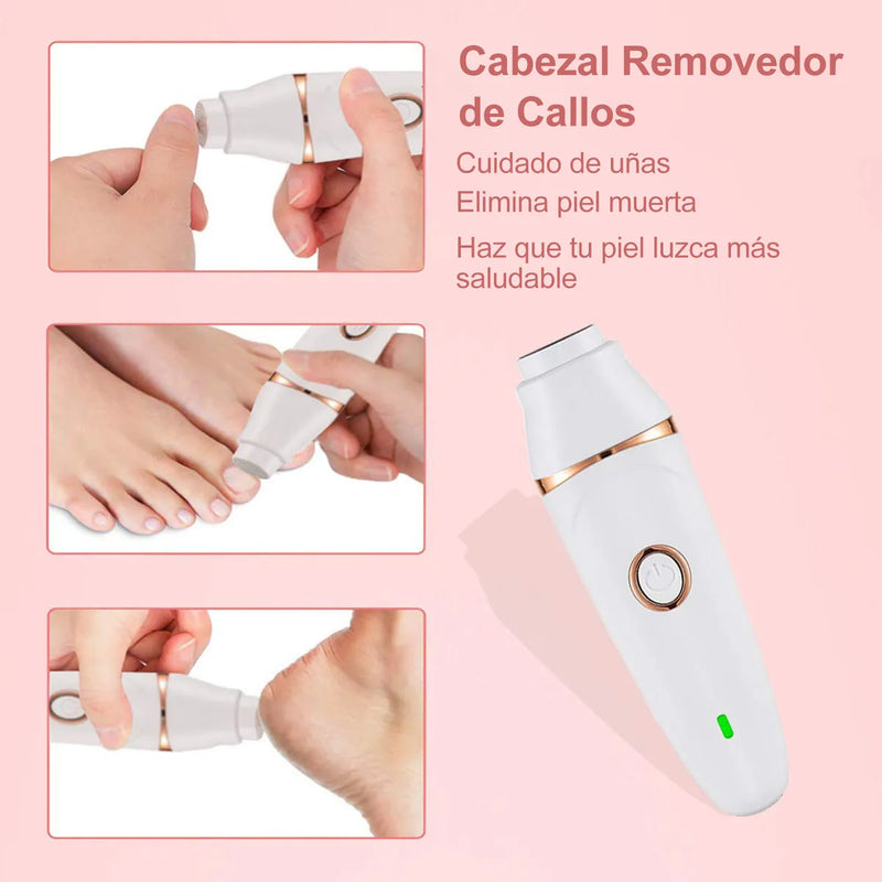 Depiladora Eléctrica Multifuncional 7 en 1 para Mujer, Kit Completo