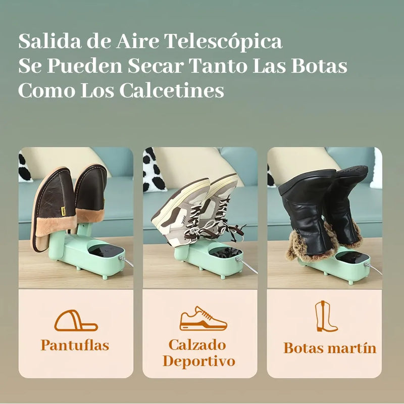 Secador Eléctrico de Zapatos con Ozono, Desodorización e Higienización Inteligente