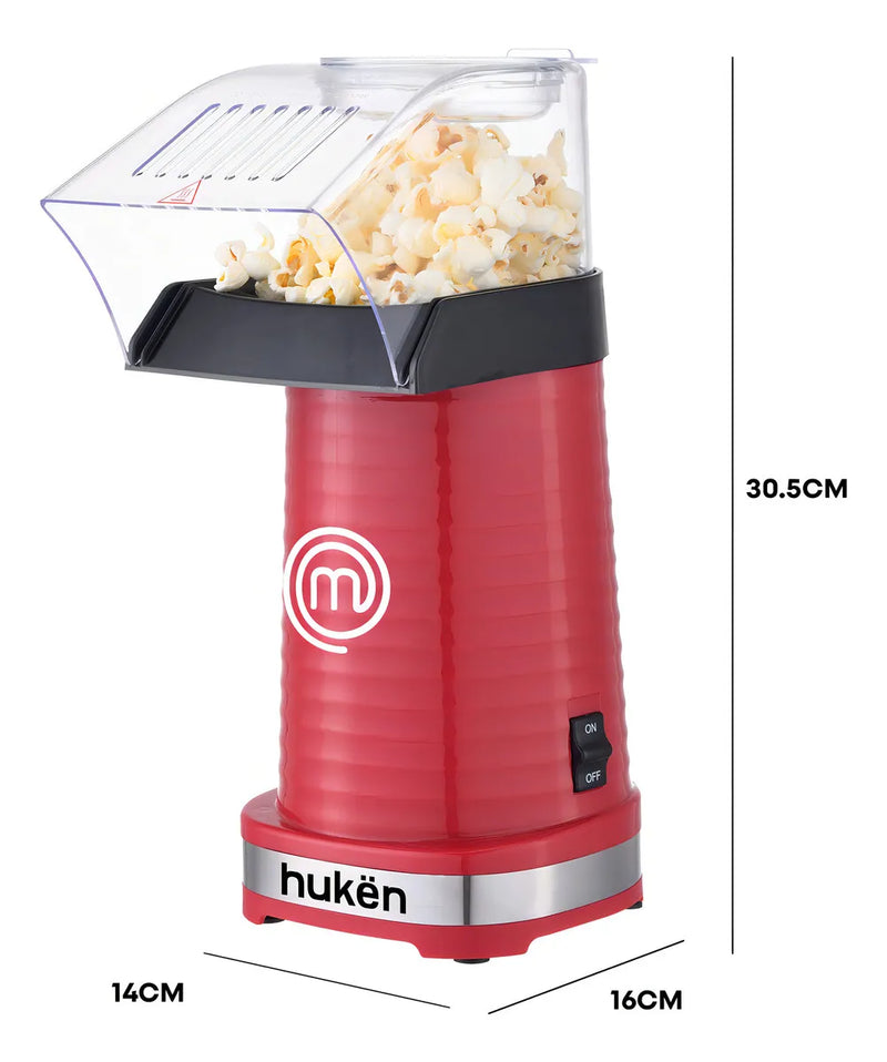 Maquina De Palomitas Sin Aceite 80g Color Rojo