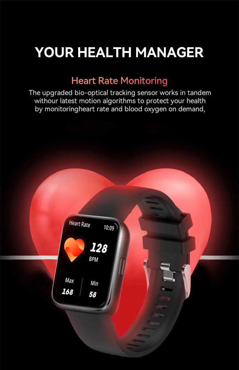 Smartwatch Valdus VS13 Fitness con Pantalla TFT HD 1,75" IP65