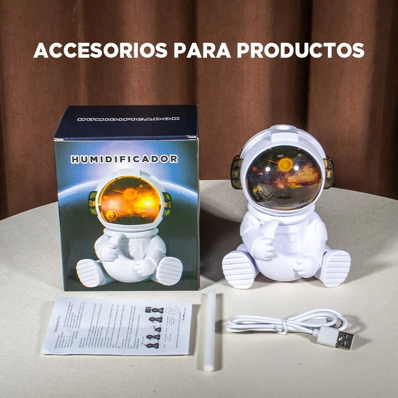 Humidificador Spaceman Luna 240ml con Luz Nocturna, USB