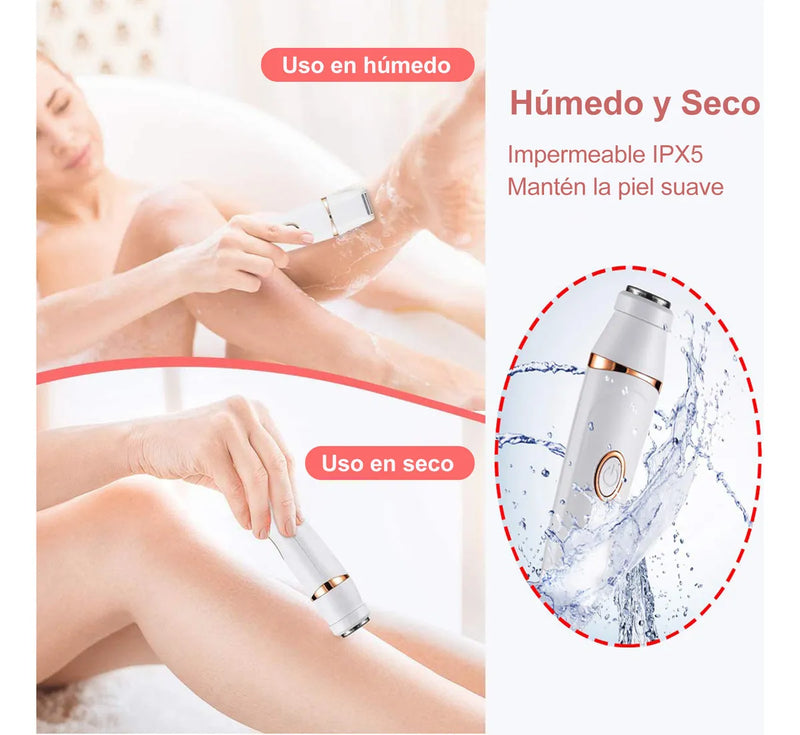 Depiladora Eléctrica Multifuncional 7 en 1 para Mujer, Kit Completo