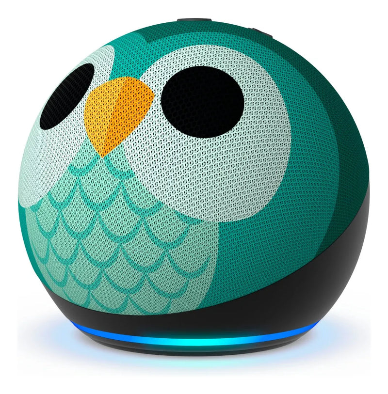 Echo Dot 5ª Generación Kids Edición Búho, Altavoz Inteligente con Alexa para Niños