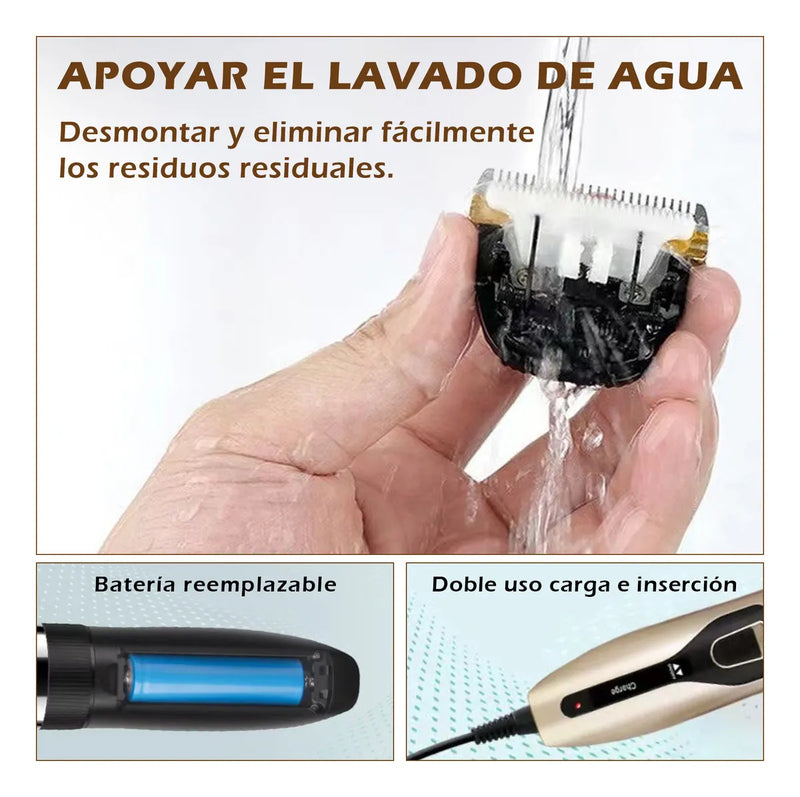 Kidomy Máquina para Cortar Pelo de Mascotas, Rasuradora Profesional para Perros y Gatos