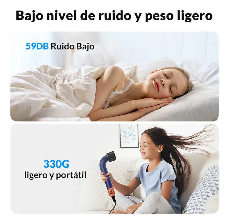 Secadora de Cabello Profesional Ultra Rápida 110,000 RPM