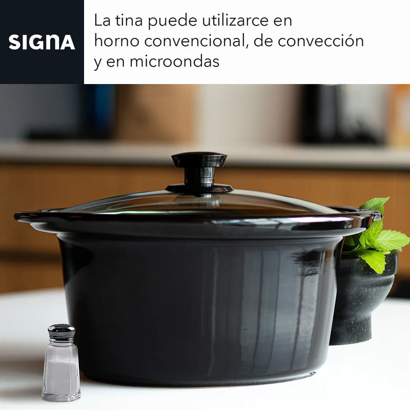 Olla Eléctrica Vapor y Cocción Lenta 3.5L Acero Inoxidable 120V