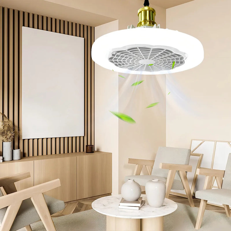 Ventilador de Techo Keluona Turbo con 3 Aspas de Plástico, 26 cm Color Blanco