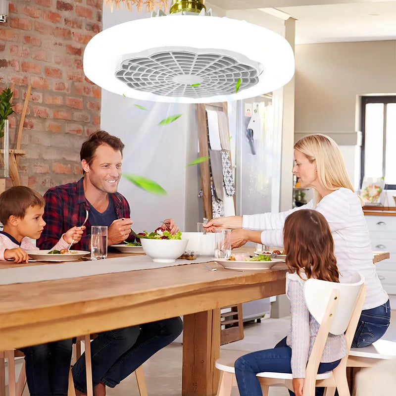 Ventilador de Techo Keluona Turbo con 3 Aspas de Plástico, 26 cm Color Blanco