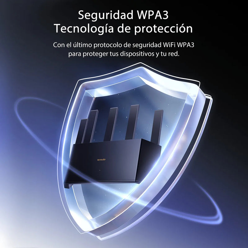 Router WiFi 6 AX3000 Tenda TX12L Pro, Alta Velocidad Gigabit, 5 Antenas 6 dBi