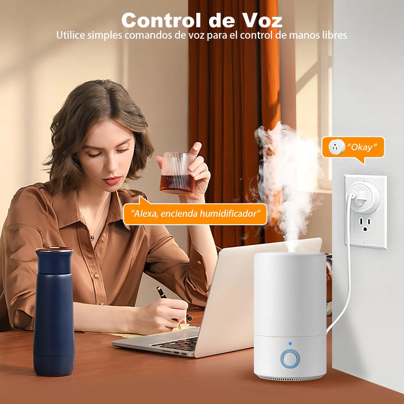 Enchufe Inteligente WiFi Vanance 2 Unidades, Compatible con Alexa y Google Home
