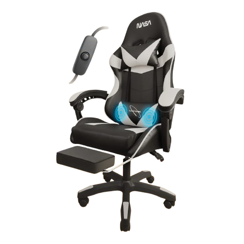 Silla Gamer N.A.S.A Marte Ergonómica con Masajeador Lumbar USB