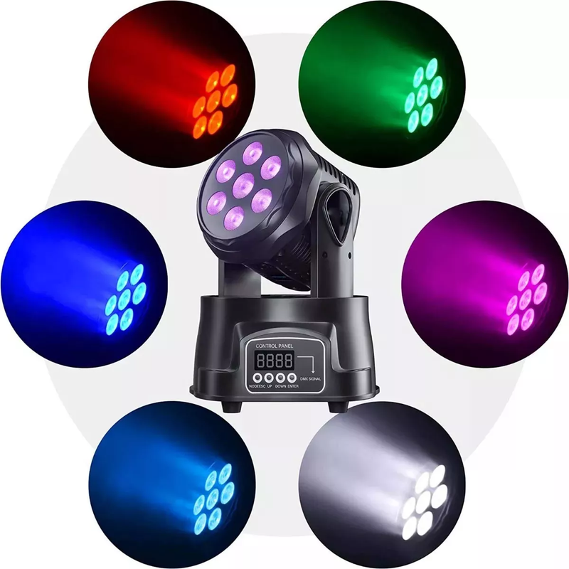 Cabezal Movible Láser de Efectos de Luz LED RGBW 150W