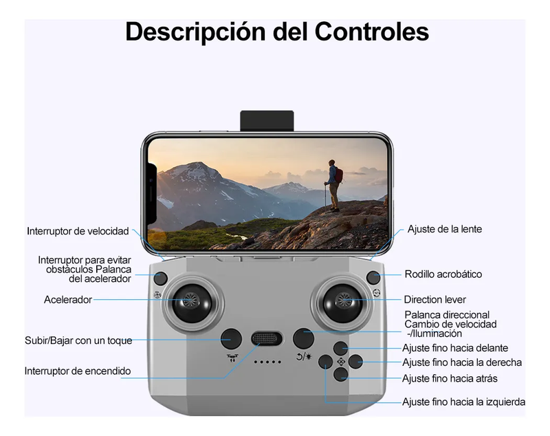 Mini Drone Con Cámara 4k Axnen Gt3