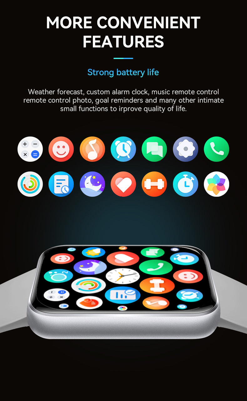 Smartwatch Valdus VS13 Fitness con Pantalla TFT HD 1,75" IP65