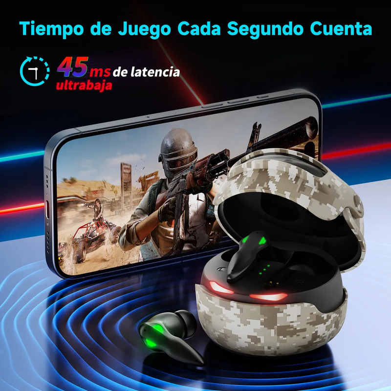 Audífonos Gamer Inalámbricos H03 Bluetooth 5.3 IPX5