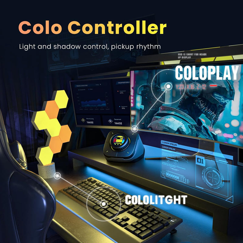 COLO PLAY Controlador de Escritorio Cyberpunk