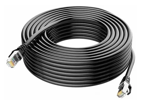 Cable Ethernet Cat6 Utp Rj45 30Mts Color Negro