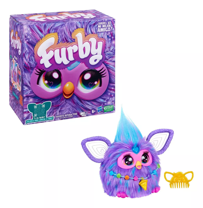 Furby Morado Mascota Electrónica Interactiva