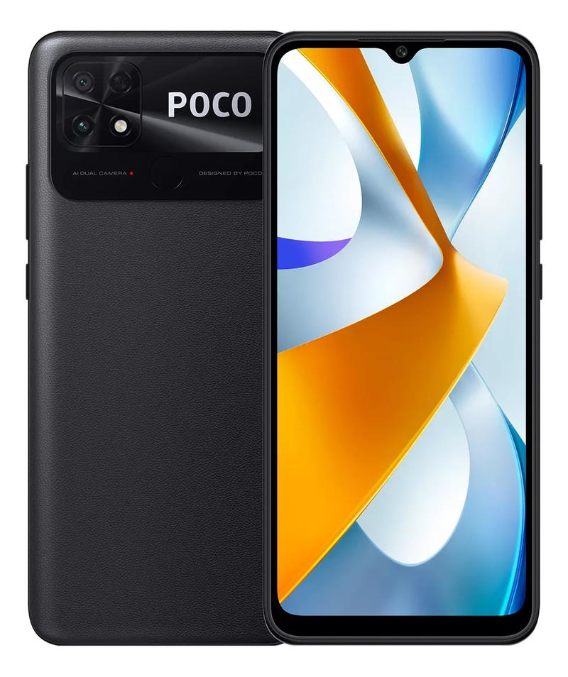 Smartphone Poco C40 64GB Pantalla de 6.71" y Batería de 6000 mAh