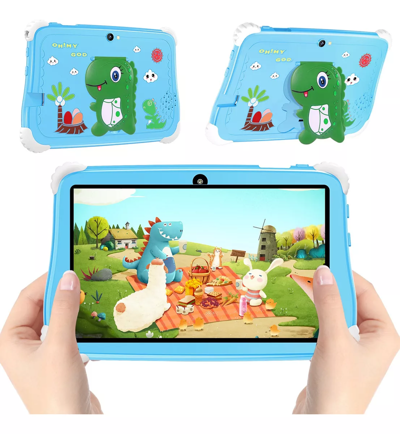 Tablet para Niños con Funda Android 11 6gb+128gb 7'' 8800 mAh