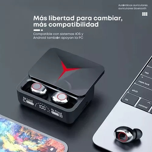 Audífonos In-Ear Inalámbrico Keluona M90 Pro con Luz LED