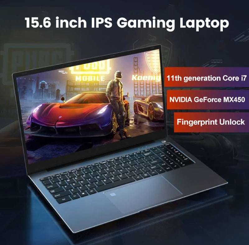 Laptop Portátil Intel Core i5 Pantalla IPS de 15,6 Pulgadas con Huella Dactilar