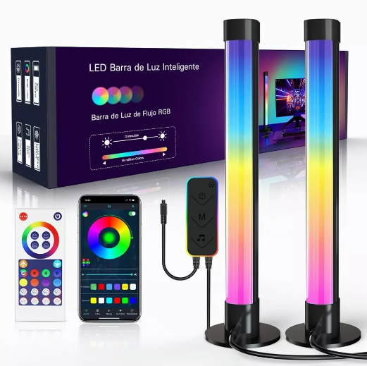 Barras de Luces Inteligentes con App y Control RGB