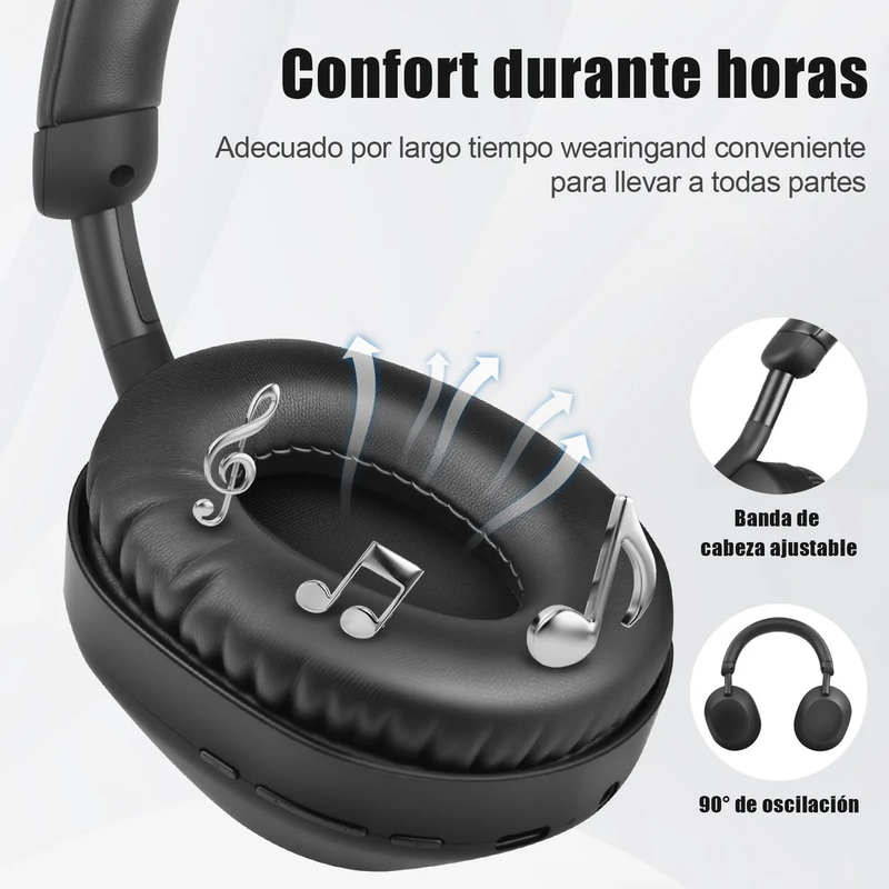 Audifonos Inalambricos Bluetooth 5.3 de Diadema
