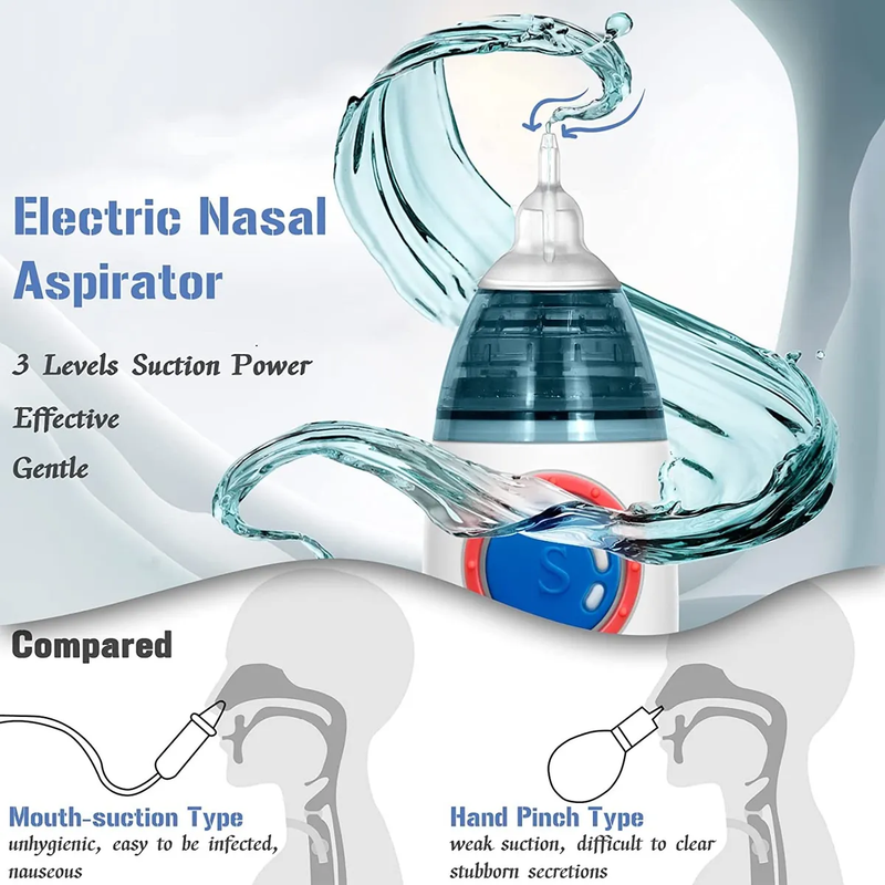 Aspirador Nasal Electrico para Bebe de Nave Espacial