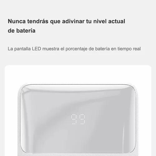 Power Bank de 10000 mAh Baseus 15W UCB-C con Pantalla Digital