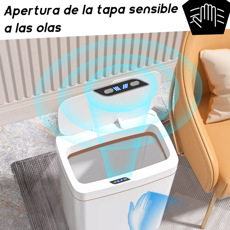 15L and 18L Smart Sensor Trash Cans, 2-Pack