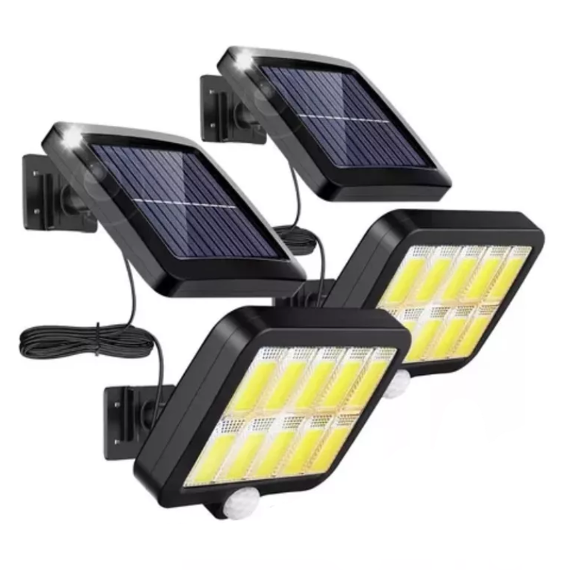 Lámparas Solares LED para Exterior 60W con Sensor de Movimiento