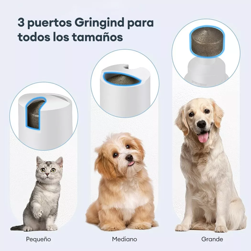 Kit de Máquina Cortadora de Pelo para Mascotas 4 en 1