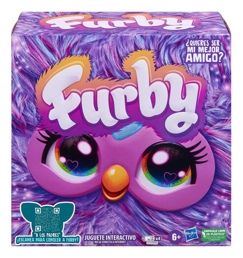 Furby Morado Mascota Electrónica Interactiva