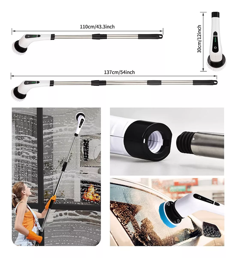 Cepillo de Limpieza Eléctrico Multifuncional 7 en 1