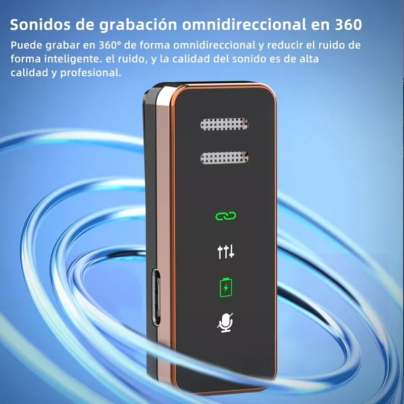 Micrófonos Inalámbricos Lavalier Axnen S18 para iPhone y Android