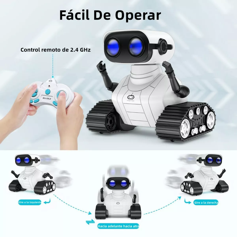 Robot a Control Remoto Interactivo Recargable Para Niños