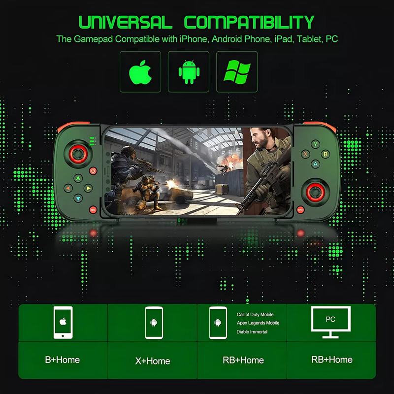 GamePad para Celular Inalámbrico Bluetooth para Android iOS