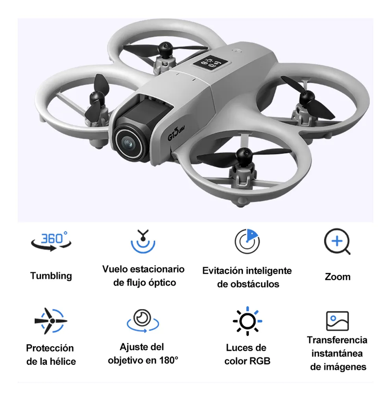 Mini Drone Con Cámara 4k Axnen Gt3