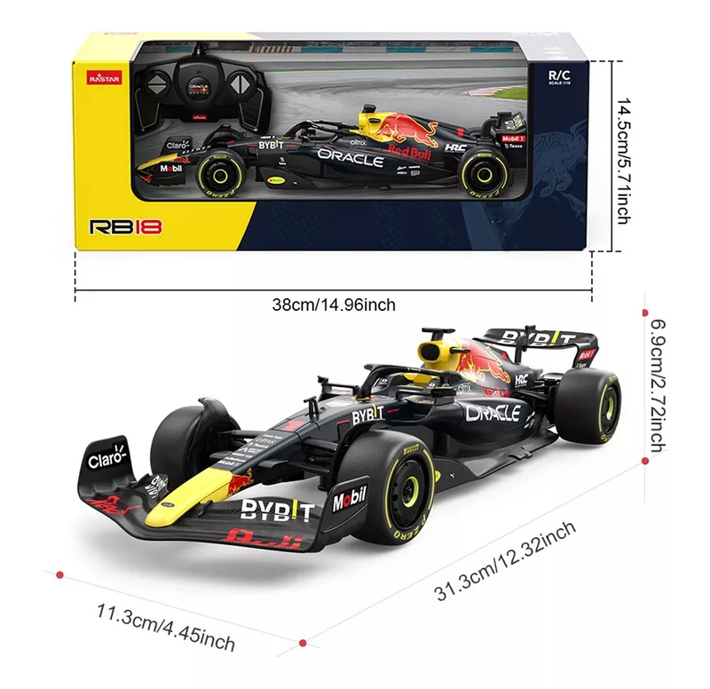 Carro a Control Remoto F1 Redbull RB18 Max Verstappen 1:18