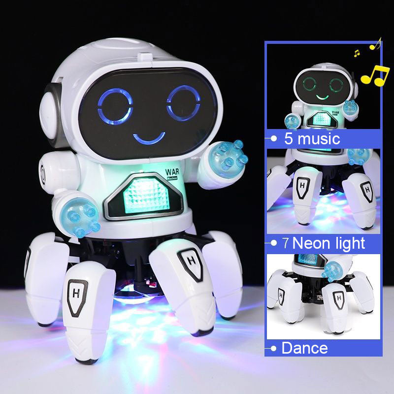 Juguete Robot Bailarín con Luces y Sonido para Niños