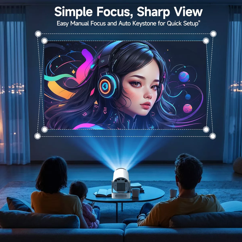 Proyector Mini Magcubic Android Wifi6 720p 260ansi