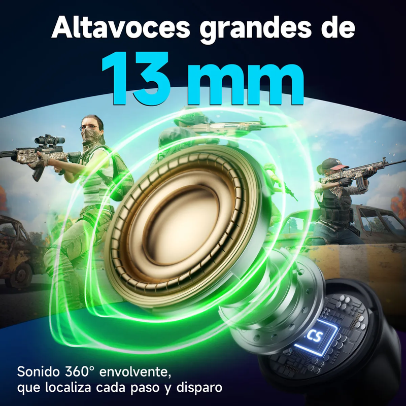 Audífonos Gamer Inalámbricos H03 Bluetooth 5.3 IPX5