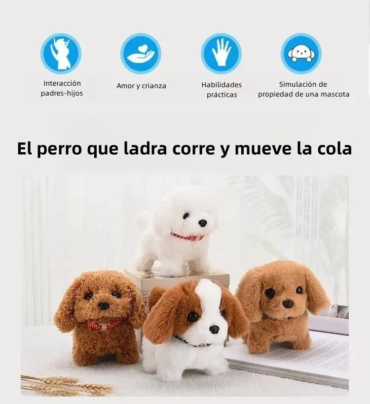 Perro Robot de Peluche para Niños Interactivo