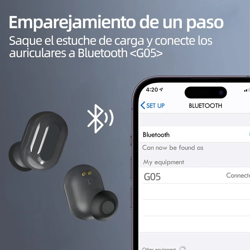 Audífonos Inalámbricos Bluetooth Gamer Inalámbricos Krios G05D