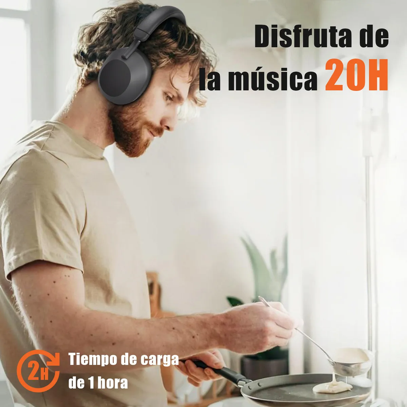 Audifonos Inalambricos Bluetooth 5.3 de Diadema